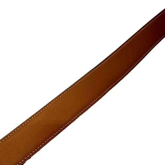 HERMES Constance H Buckle Belt 70 Circle In Y Black Leather - Picture 6 of 14